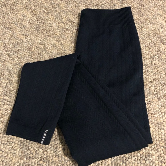Navy Blue Nautica Fleece Lined Tights - Picture 2 of 7